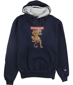 Ichiban Streetwear Mens Tiger Champ Hoodie Sweatshirt