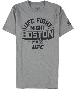 Reebok Mens UFC Fight Night Boston MA Graphic T-Shirt