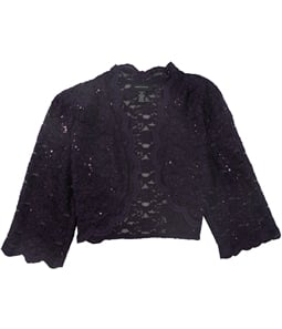 R&M Richards Womens Lace Cardigan Sweater