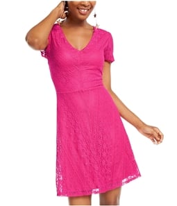 BeBop Womens Lace A-line Dress