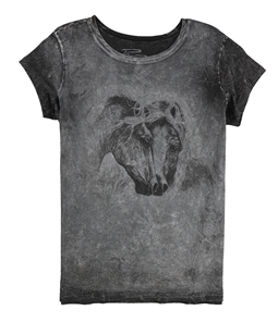 Robin Caspari Womens Horse Heart Graphic T-Shirt