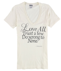 Scratch Womens Love All Trust A Few Graphic T-Shirt