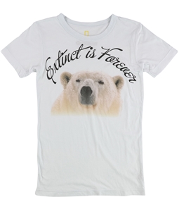 National Geographic Womens Polar Bear Graphic T-Shirt