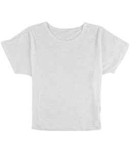 Tags Weekly Womens Solid Basic T-Shirt