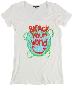TRULY MADLY DEEPLY Womens Barack Your World Graphic T-Shirt