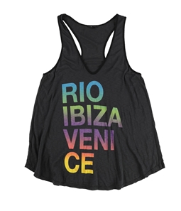 TRULY MADLY DEEPLY Womens Rio Racerback Tank Top