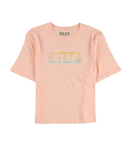 Reef Womens Box Logo Graphic T-Shirt