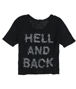 TRULY MADLY DEEPLY Womens Hell And Back Graphic T-Shirt