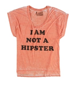 Local Celebrity Womens I Am Not A Hipster Graphic T-Shirt