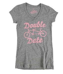 Local Celebrity Womens Double Date Graphic T-Shirt