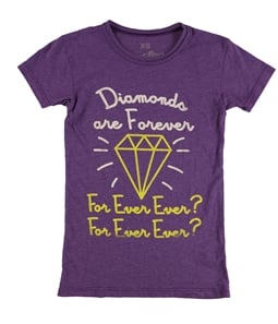 Local Celebrity Womens Diamonds Are Forever Graphic T-Shirt
