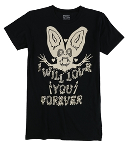 Evil Genius Womens I Will Love You Forever Graphic T-Shirt