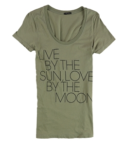 dirty violet Womens Live By The Sun Graphic T-Shirt