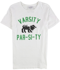 rxmance Womens Varsity Par-Si-Ty Graphic T-Shirt