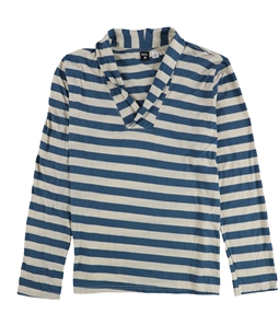 BDG Womens Striped V-Neck Cowl Pullover Sweater
