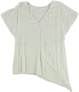 Seneca Rising Womens Solid Basic T-Shirt
