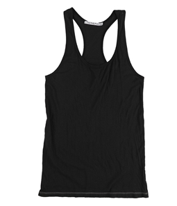 TRULY MADLY DEEPLY Womens Solid Racerback Tank Top