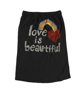 Scratch Womens Love Is Beautiful Tube Top