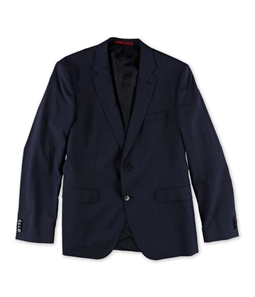 Hugo Boss Mens Plaid Two Button Blazer Jacket