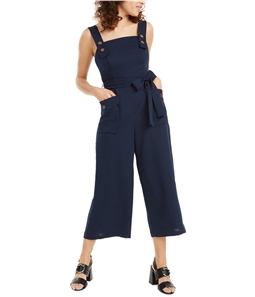 Crystal Doll Womens Belted Jumpsuit