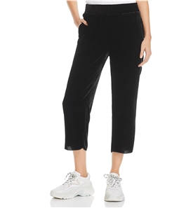Enza Costa Womens Velvet Casual Cropped Pants
