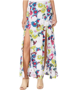 GUESS Womens Kloey Floral-Print A-line Skirt