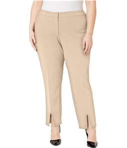 Calvin Klein Womens Split Front Casual Trouser Pants