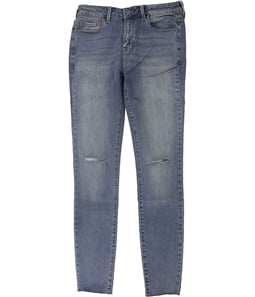 DSTLD Womens Distressed Skinny Fit Jeans
