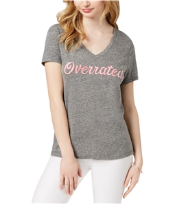 Carbon Copy Womens 'Overrated' Graphic T-Shirt