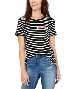 Carbon Copy Womens Patch Embellished T-Shirt