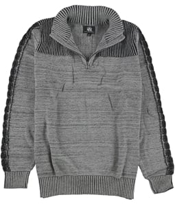 Rock & Republic Mens Marbled Mock-Neck Pullover Sweater