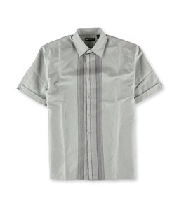 Centro Mens Patterned Button Up Shirt