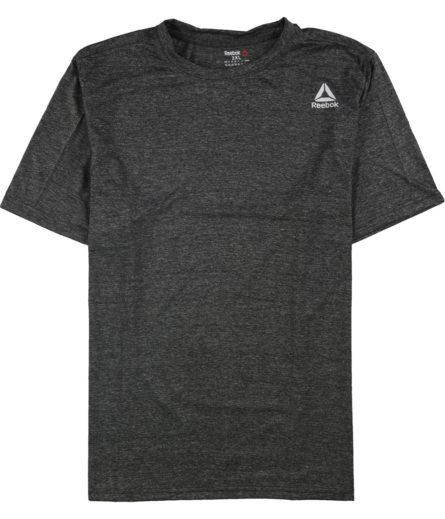 Мужская футболка Reebok Performance Basic с округлым вырезом горловины и узором в полоску