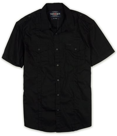 Ecko Unltd. Mens Roberts Ss Woven Button Up Shirt