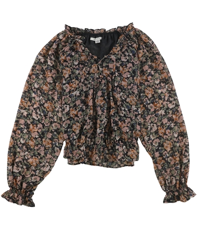 American Eagle Womens Floral Peasant Blouse, TW4