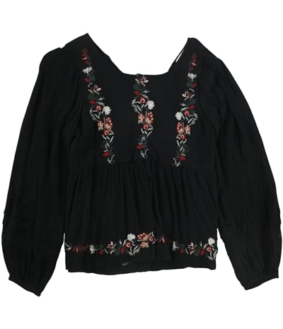 American Eagle Womens Floral Peasant Blouse, TW6