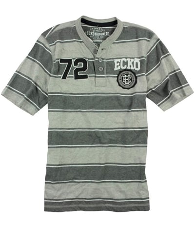 Ecko Unltd. Mens Rugby Stripe #72 Henley Shirt