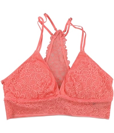 American Eagle Womens Floral Lace Racerback Bra, TW2