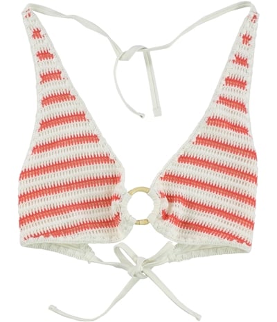American Eagle Womens Crochet Stripe Bikini Swim Top