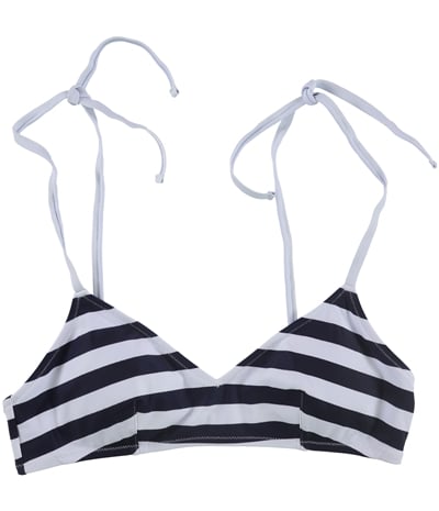 American Eagle Womens Stripe Bikini Swim Top, TW1
