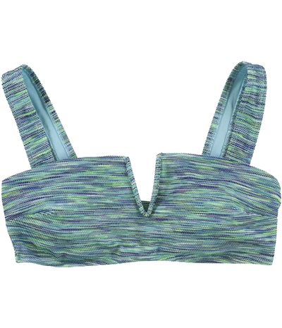 American Eagle Womens 3-Tone Bandeau Swim Top