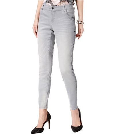 I-N-C Womens Embellished Skinny Fit Jeans, TW2