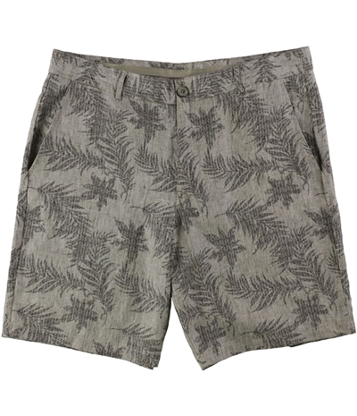 Tasso Elba Mens Printed Casual Chino Shorts