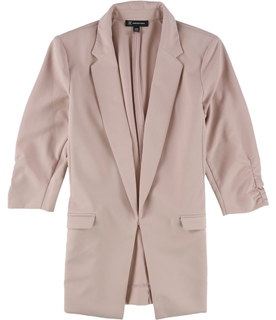 I-N-C Womens Solid One Button Blazer Jacket