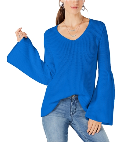 Style & Co. Womens Bell-Sleeve Knit Sweater