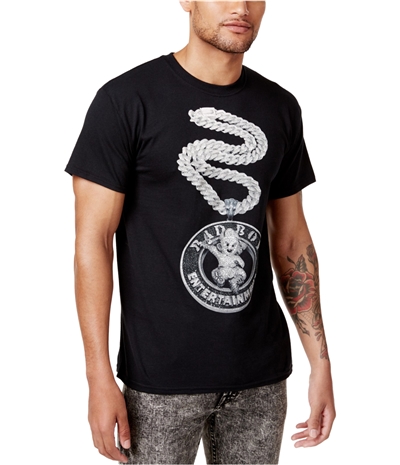 Bad Boy Mens Chain Baby Graphic T-Shirt