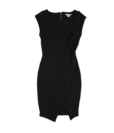 Bar Iii Womens Ribbed Envelope Sheath Dress