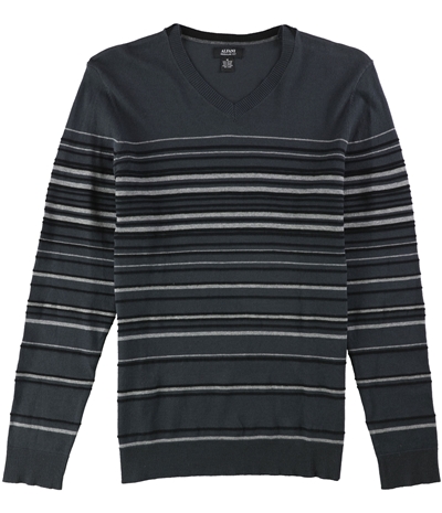 Alfani Mens Striped Knit Sweater, TW3