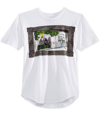 American Rag Mens Jungle Subway Graphic T-Shirt