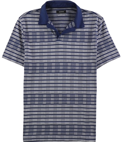 Alfani Mens Striped Rugby Polo Shirt, TW2